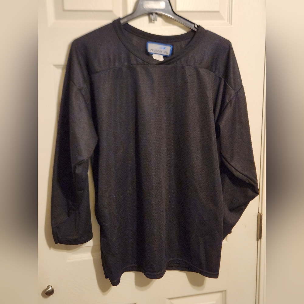 Bauer men size large long sleeve jersey shirt